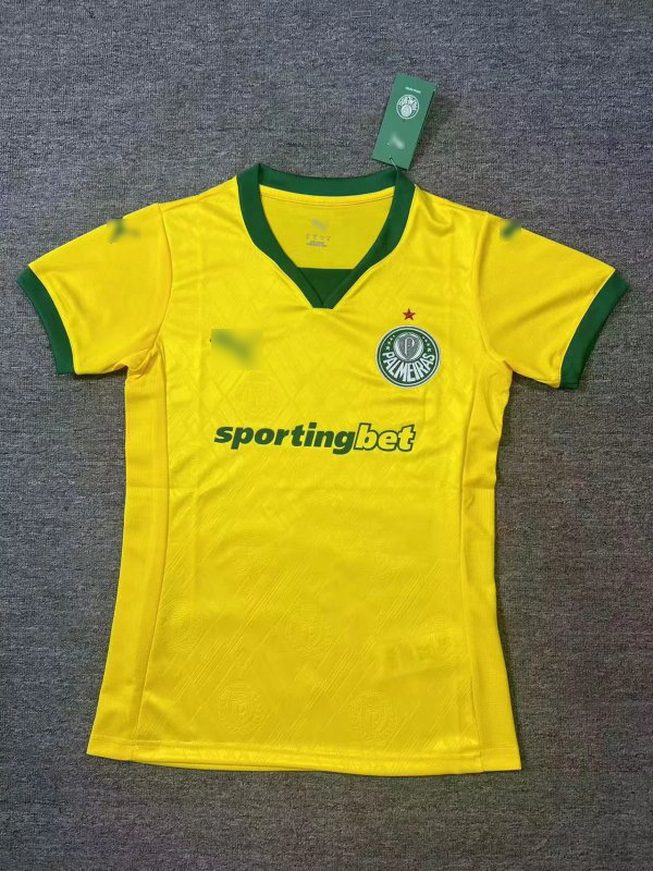 AAA Quality Palmeiras Woman 25/26 Third Yellow Soccer Jersey